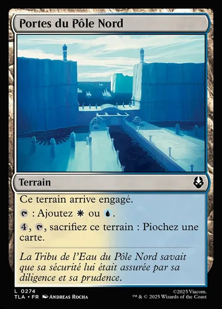Portes du Pôle Nord, carte Magic TLA 274 — extension Avatar: The Last Airbender