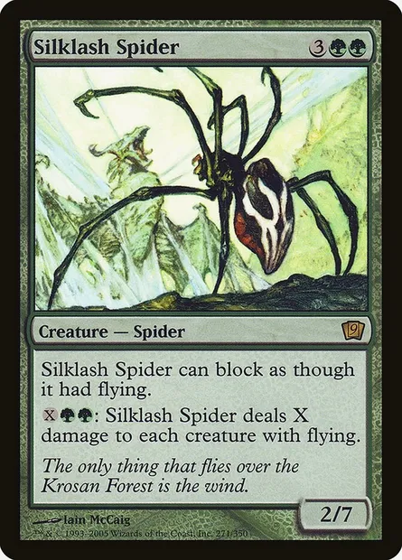 Silklash Spider, Magic card 9ED 271★ — Ninth Edition set