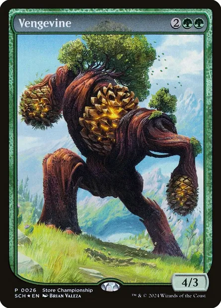 Vengevine, Magic card SCH 26 — Store Championships set