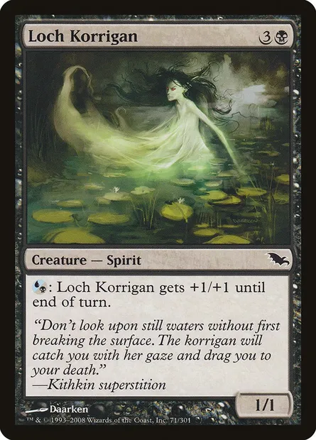 Loch Korrigan, Magic card SHM 71 — Shadowmoor set
