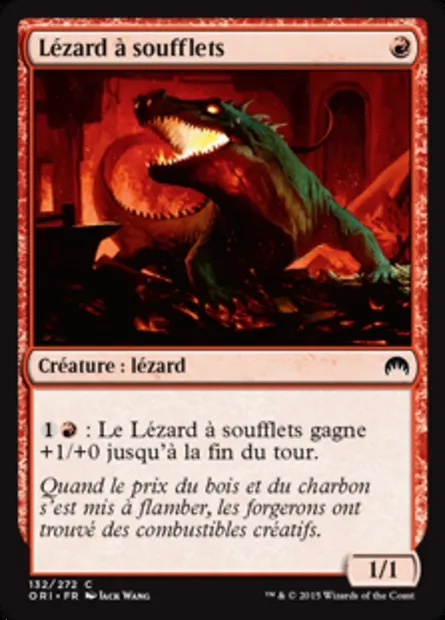 Lézard à soufflets, carte Magic ORI 132 — extension Magic Origines