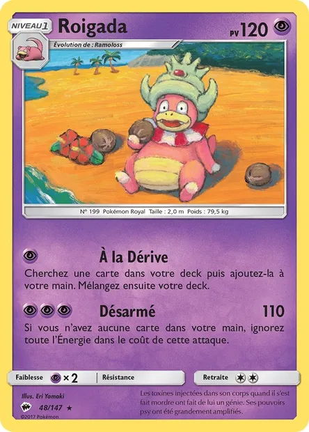 Roigada, carte Pokémon BUS 48 — extension Ombres Ardentes