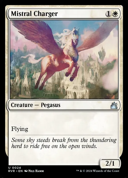 Mistral Charger, Magic card RVR 24 — Ravnica Remastered set