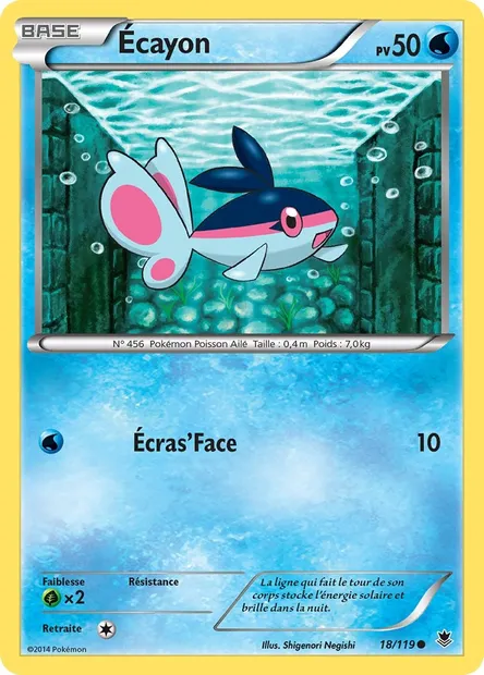 Écayon, carte Pokémon PHF 18 — extension Vigueur Spectrale