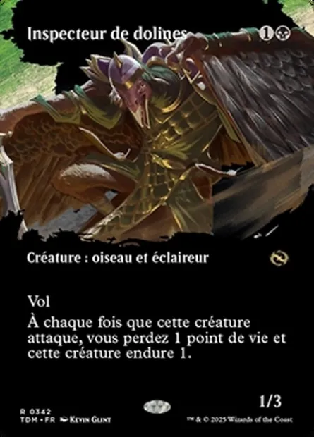Inspecteur de dolines, carte Magic TDM 342 — extension Tarkir: Dragonstorm