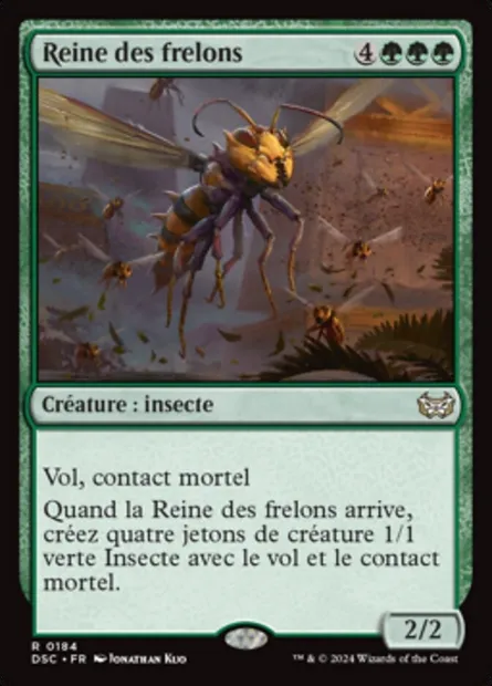 Reine des frelons, carte Magic DSC 184 — extension Duskmourn: House of Horror Commander