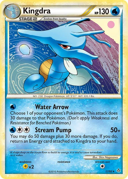 Kingdra, Pokémon card UL 17 — Unleashed set