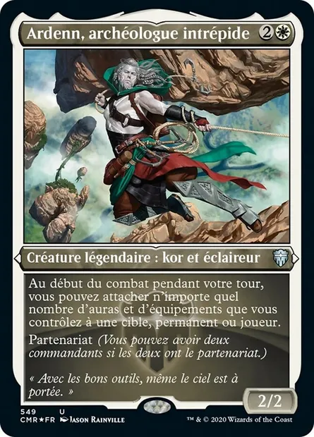 Ardenn, archéologue intrépide, carte Magic CMR 549 — extension Commander Legends