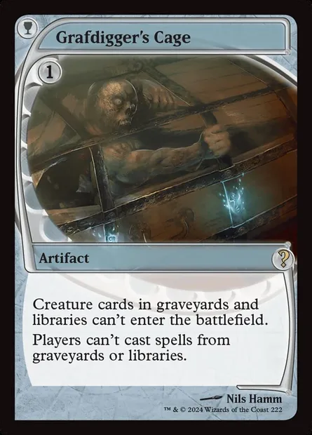 Grafdigger's Cage, Magic card MB2 222 — Mystery Booster 2 set