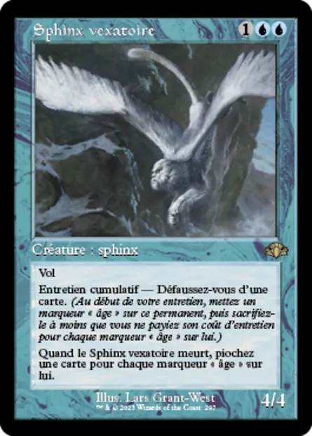 Sphinx vexatoire, carte Magic DMR 297 — extension Dominaria Remastered