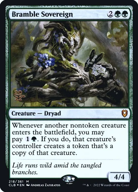 Bramble Sovereign, Magic card PCLB 218s — Battle for Baldur's Gate Promos set