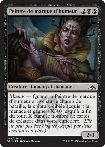 Peintre de marque d'humeur, carte Magic GRN 78 — extension Les Guildes de Ravnica
