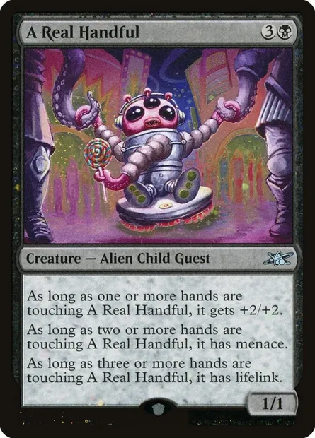 A Real Handful, Magic card UNF 373 — Unfinity set