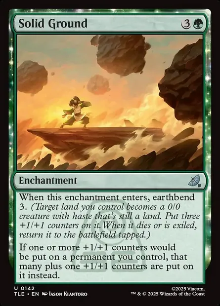 Solid Ground, Magic card TLE 142 — Avatar: The Last Airbender Eternal set