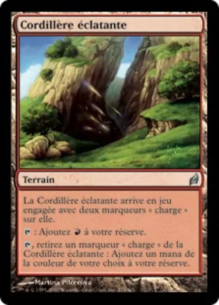 Cordillère éclatante, carte Magic LRW 275 — extension Lorwyn