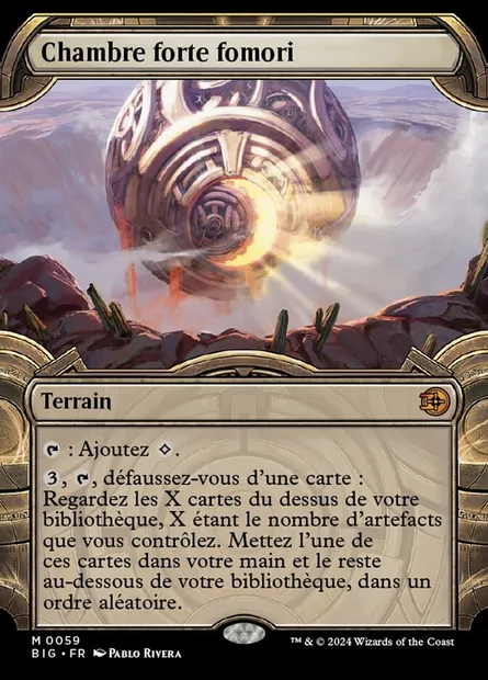 Chambre forte fomori, carte Magic BIG 59 — extension The Big Score