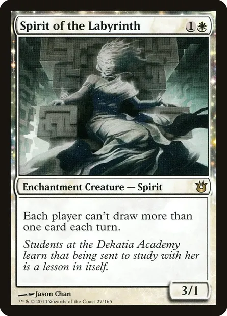 Spirit of the Labyrinth, Magic card BNG 27 — Born of the Gods set