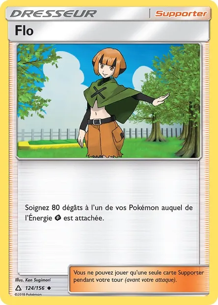 Flo, carte Pokémon UPR 124 — extension Ultra-Prisme