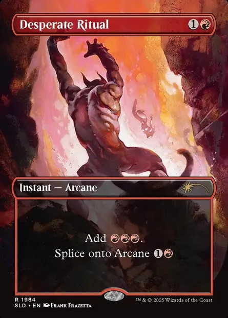 Desperate Ritual, Magic card SLD 1984 — Secret Lair Drop set