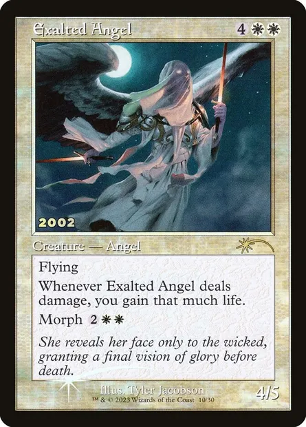 Ange exalté, carte Magic P30A 10 — extension 30th Anniversary Play Promos