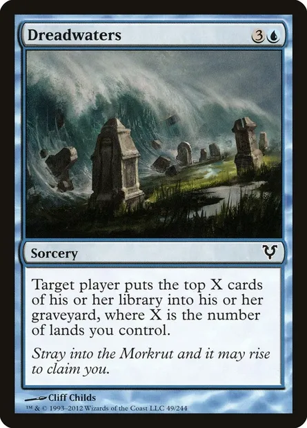 Dreadwaters, Magic card AVR 49 — Avacyn Restored set