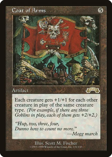 Blason, carte Magic EXO 131 — extension Exode