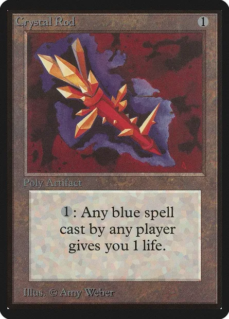 Crystal Rod, Magic card LEB 240 — Limited Edition Beta set