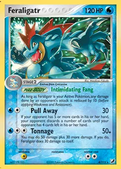 Aligatueur, carte Pokémon TDX 004-3 — extension Theme Deck & Blisters Exclusives