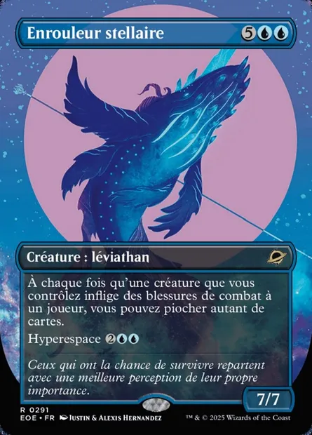 Enrouleur stellaire, carte Magic EOE 291 — extension Edge of Eternities