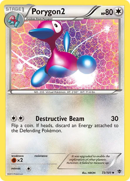 Porygon2, Pokémon card PLB 73 — Plasma Blast set