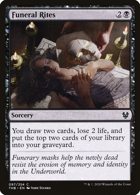 Funeral Rites, Magic card THB 97 — Theros Beyond Death set
