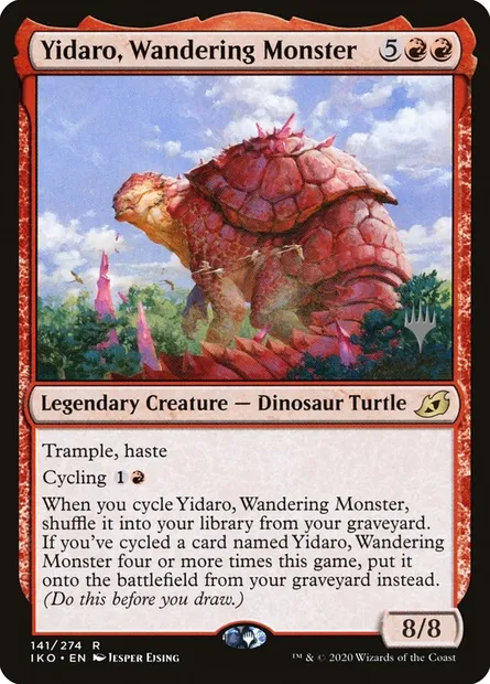 Yidaro, monstre errant, carte Magic PIKO 141p — extension Ikoria: Lair of Behemoths Promos