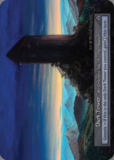 Dark Tower, Sorcery card BET 353 — Beta set