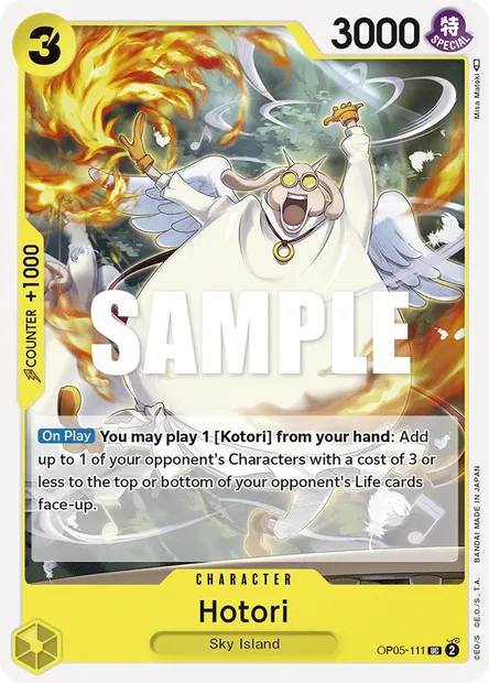 Hotori, One Piece card OP05-111 — AWAKENING OF THE NEW ERA set