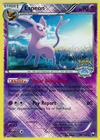 Mentali, carte Pokémon LGP 048 — extension League Promos