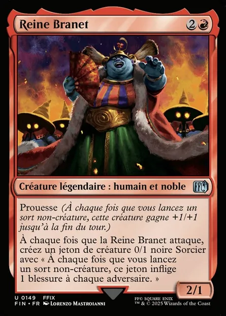 Reine Branet, carte Magic FIN 149 — extension Final Fantasy