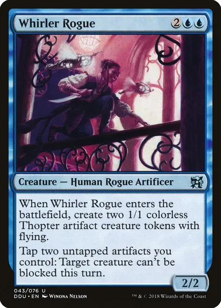 Whirler Rogue, Magic card DDU 43 — Duel Decks: Elves vs. Inventors set