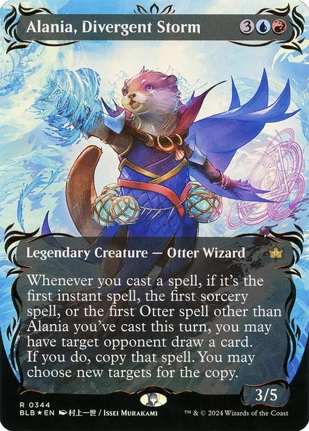 Alania, tempête divergente, carte Magic BLB 344 — extension Bloomburrow