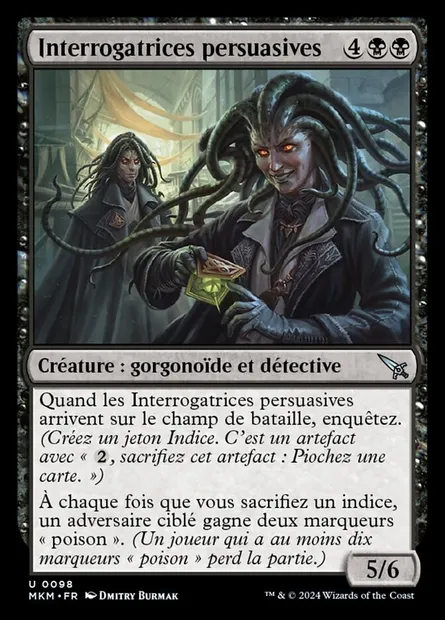 Interrogatrices persuasives, carte Magic MKM 98 — extension Murders at Karlov Manor