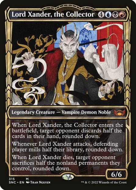 Lord Xander, the Collector, Magic card SNC 315 — Streets of New Capenna set