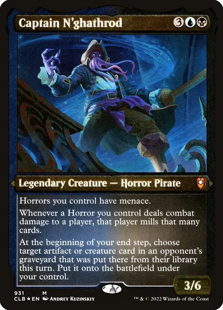 Captain N'ghathrod, Magic card CLB 931 — Commander Legends: Battle for Baldur's Gate set