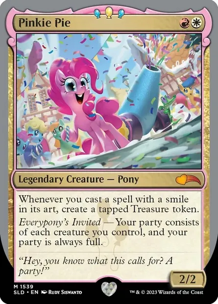 Pinkie Pie, Magic card SLD 1539 — Secret Lair Drop set