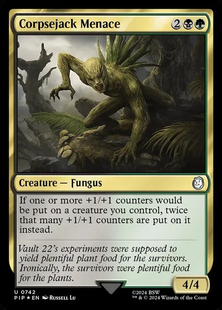 Menace guidecorps, carte Magic PIP 742 — extension Fallout