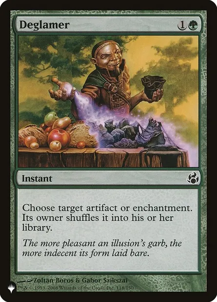 Deglamer, Magic card PLST MOR-118 — The List set
