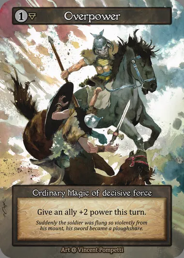 Overpower, carte Sorcery ALP 243 — extension Alpha