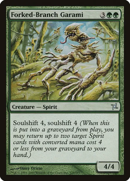 Forked-Branch Garami, Magic card BOK 125 — Betrayers of Kamigawa set