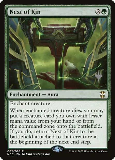Parent proche, carte Magic PNCC 62p — extension New Capenna Commander Promos