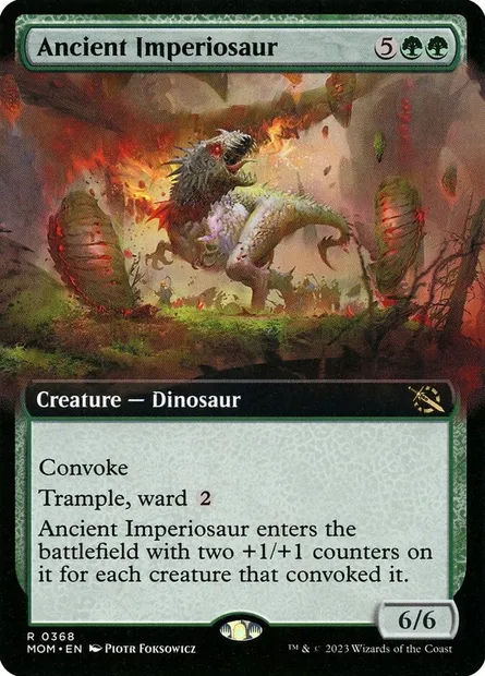 Ancient Imperiosaur, Magic card MOM 368 — March of the Machine set