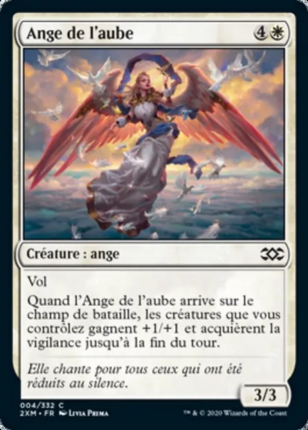 Ange de l'aube, carte Magic 2XM 4 — extension Double Masters