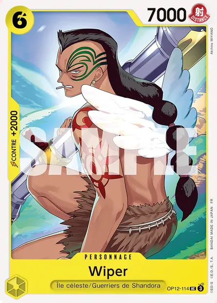 Wiper, carte One Piece OP12-114 — extension L'HÉRITAGE DU MAÎTRE